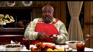 One of Murphy's relatives (played by Murphy himself) in a scene from the film. Universal.