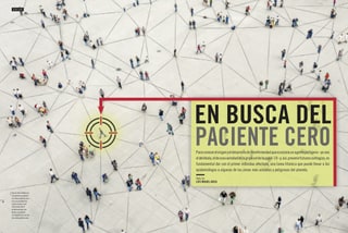 Pages du magazine avec l'article «&nbsp;À la recherche du patient zéro&nbsp;»